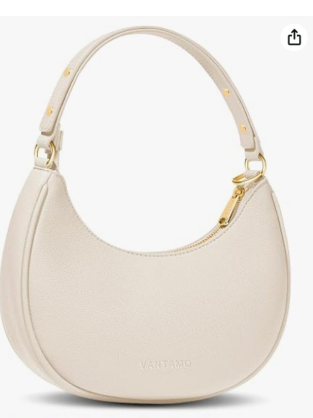 Vantamo Crescent Bags For Women with RFID Protection, Half Moon Clutch Purses